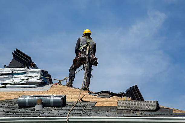 Professional Roofing technician working in Red Feather Lakes, CO